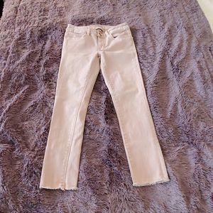 Dusty rose American Eagle cropped jeggings size 4